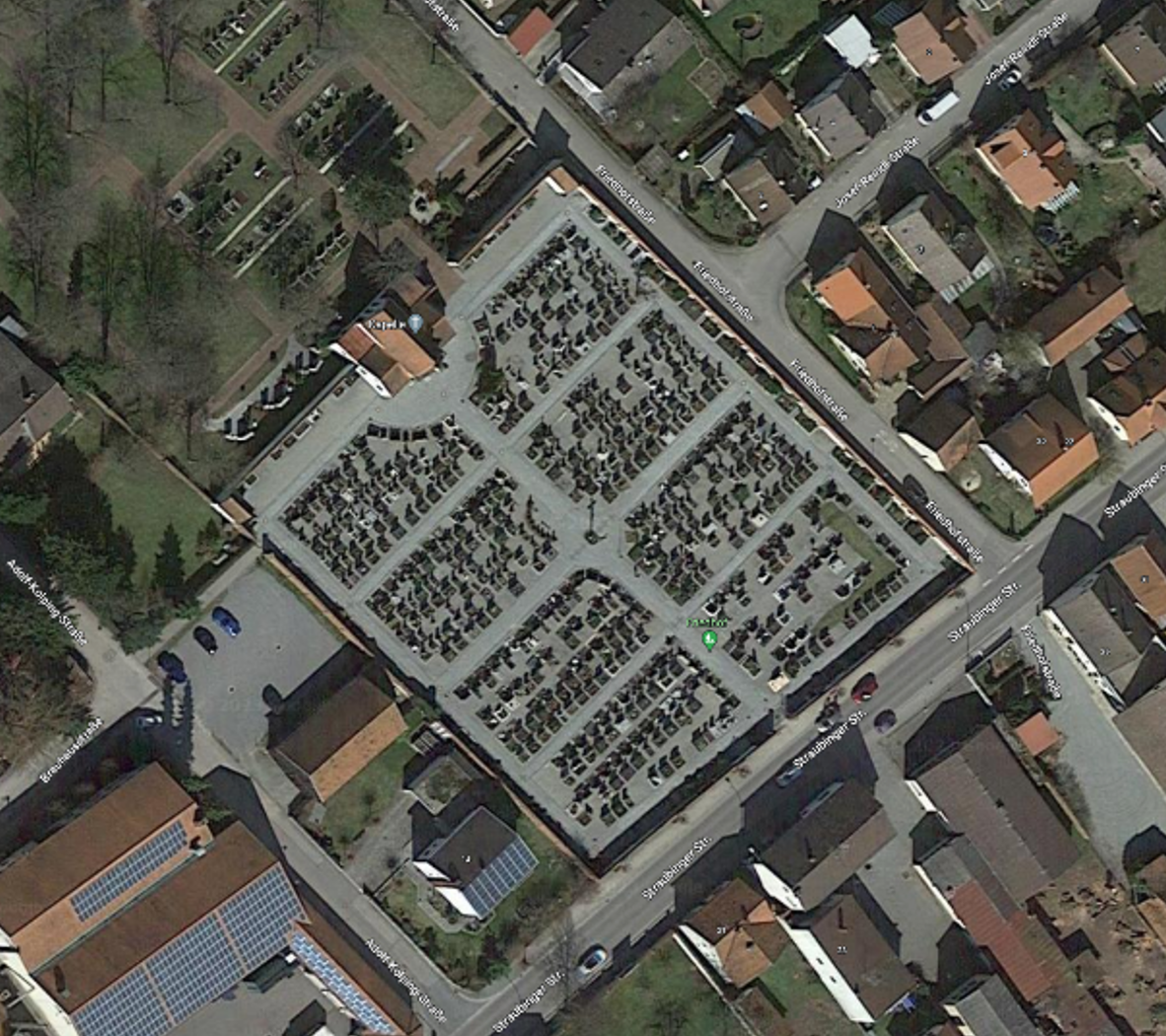 Begrünung Friedhof - letzter Abschnitt