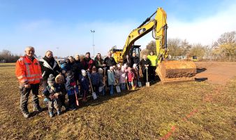 Spatenstich f&uuml;r neue Kita