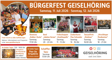 Bürgerfest Geiselhöring