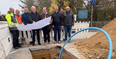 Neue Hauptwasserleitung auf 1,4 Kilometern
