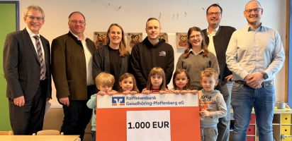 1.000 Euro für die Kita am Schulgarten