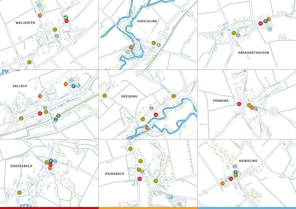 Vorschaubild der 2. Seite des Stadtplans Geiselhöring